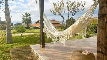 Appartamento familiare, 2 camere da letto, terrazzo, vista mare | Terrazza/patio