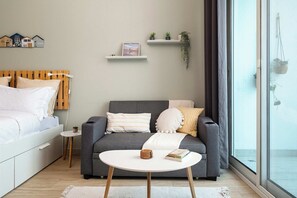 Departamento | 1 habitación, espacio para trabajar con laptop y insonorización 