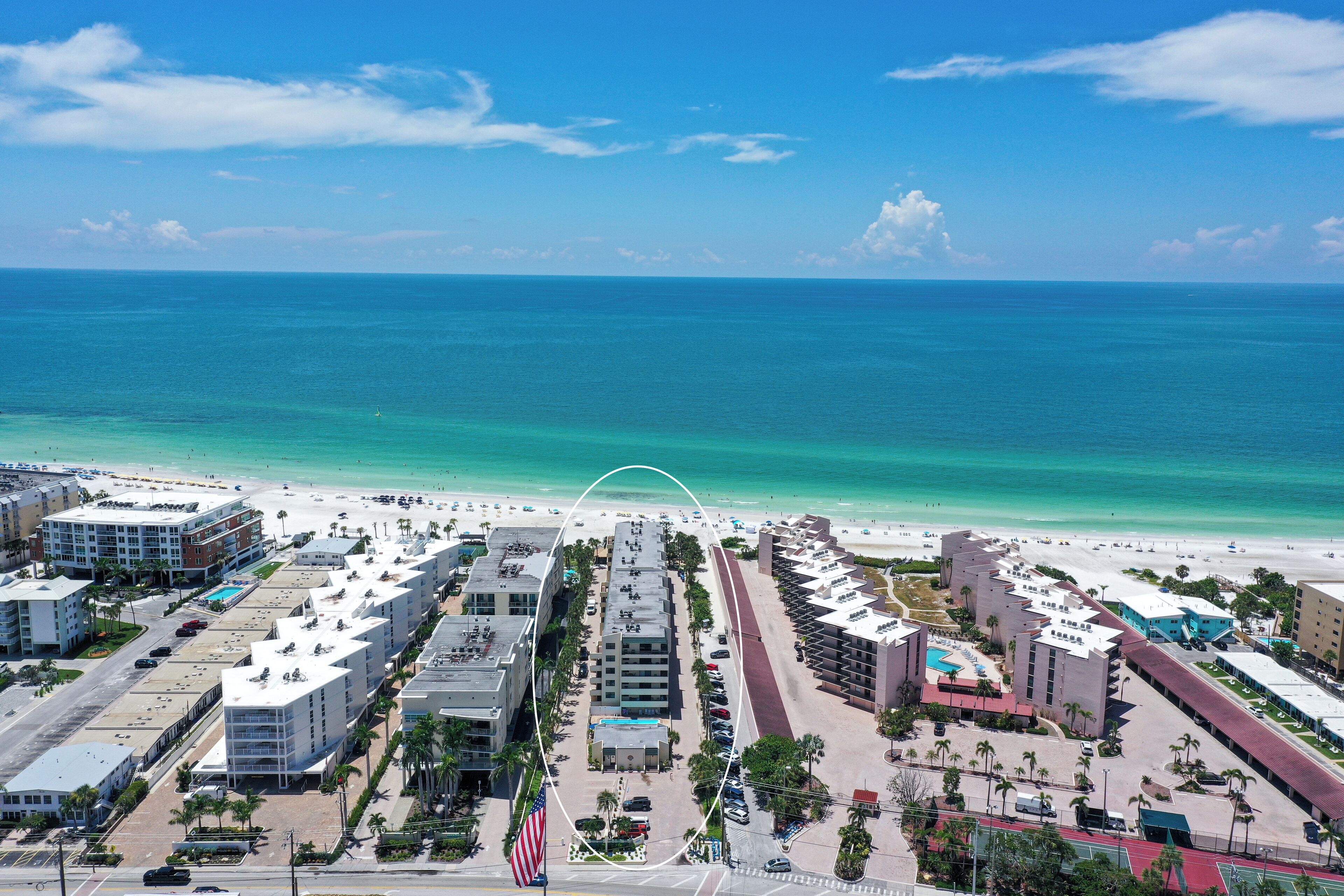 Accommodatie ligt op het strand