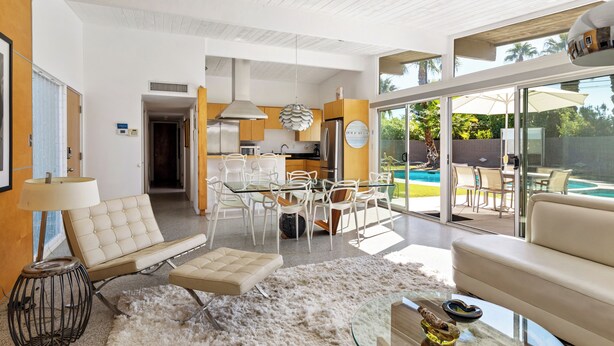 Villa, Multiple Beds, Pool Access, Mountain View | Living area - Casa Mojo (Palm Springs)