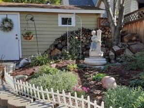 Exterior detail - The French Cottage - Walking distance to downtown restaurants and shops! (Great Falls)