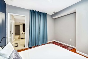 Basic-Apartment, 1 Queen-Bett und Schlafsofa | 1 Schlafzimmer, Bettwäsche