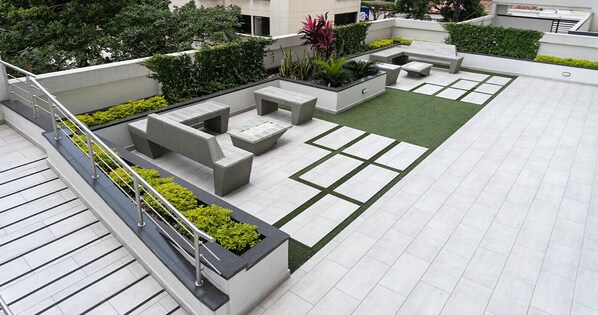 Overnattingsstedets uteområder