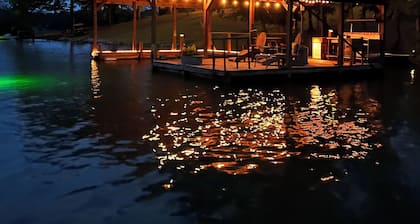 Cozy Lake Wedowee Home with Private Dock, 2 slips and 100 ft of lake frontage