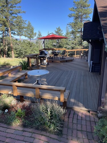 Eclectic Mountain Home with Views and Amenities