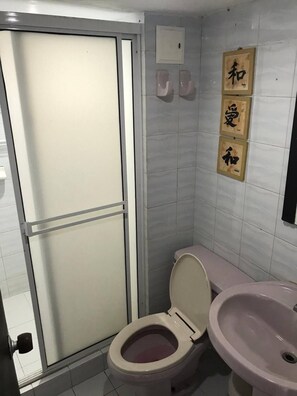 Hårføner, håndklær, såpe og toalettpapir