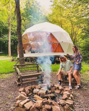 Property grounds - Luxury Dome Mountain Retreat  (Madisonville)