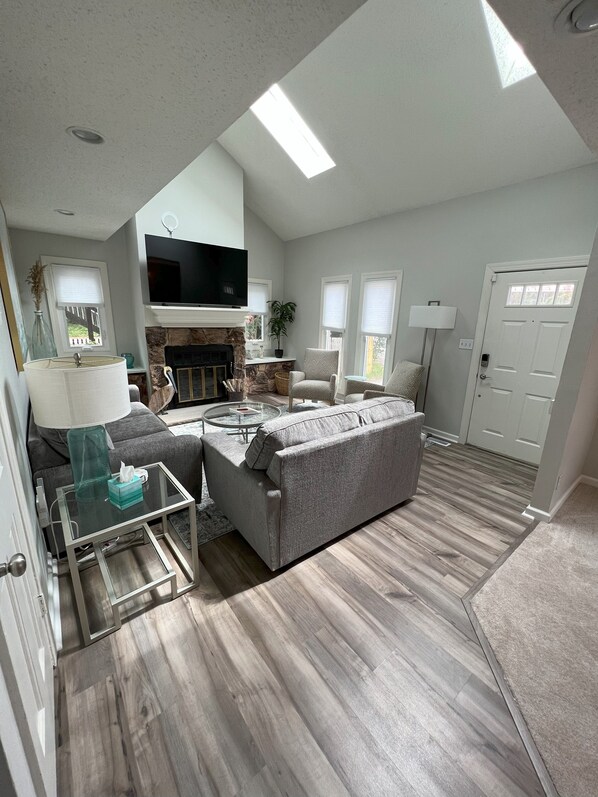 Smart-tv och böcker