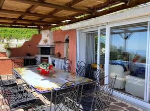 Outdoor dining - Tenuta le Maria al Monte Forio Sole  (Forio)
