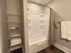 Towels, toilet paper
