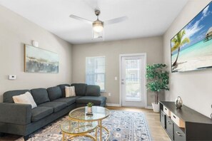 Smart TV, fireplace, table football, ping pong - Luxury Living: 1BR Condo w/ Resort-Style Amenities (Melbourne)