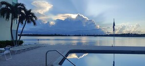 A heated pool - A water view from every room. This hidden gem is a must for the winter months. (Boynton Beach)