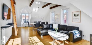 TV - Penthouse in Skagen with private sun terrace (Skagen)