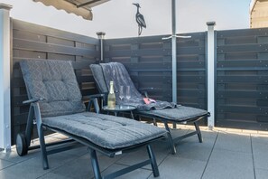 Property grounds - Apartment "Romanas" with Private Terrace & Wi-Fi (Ostrach)