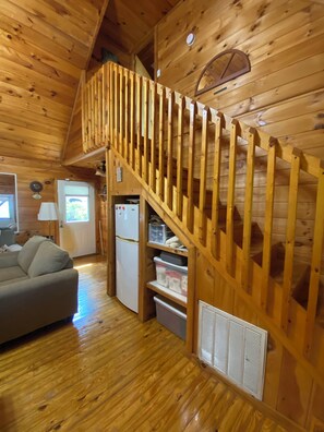 Smart TV, chimenea, videoteca y estéreo 