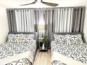 2 bedrooms, desk, free WiFi, bed sheets