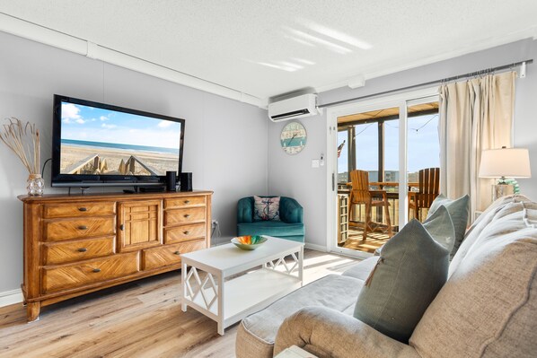 Una Smart TV, una oficina