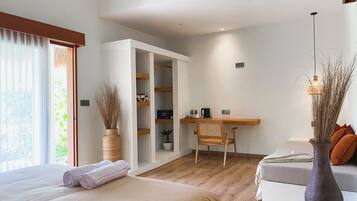 Deluxe-Doppelzimmer | Zimmersafe, Verdunkelungsvorhänge, kostenloses WLAN