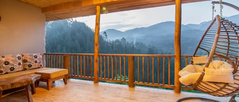 Camera luna di miele con letto matrimoniale o letti singoli | Terrazza/patio