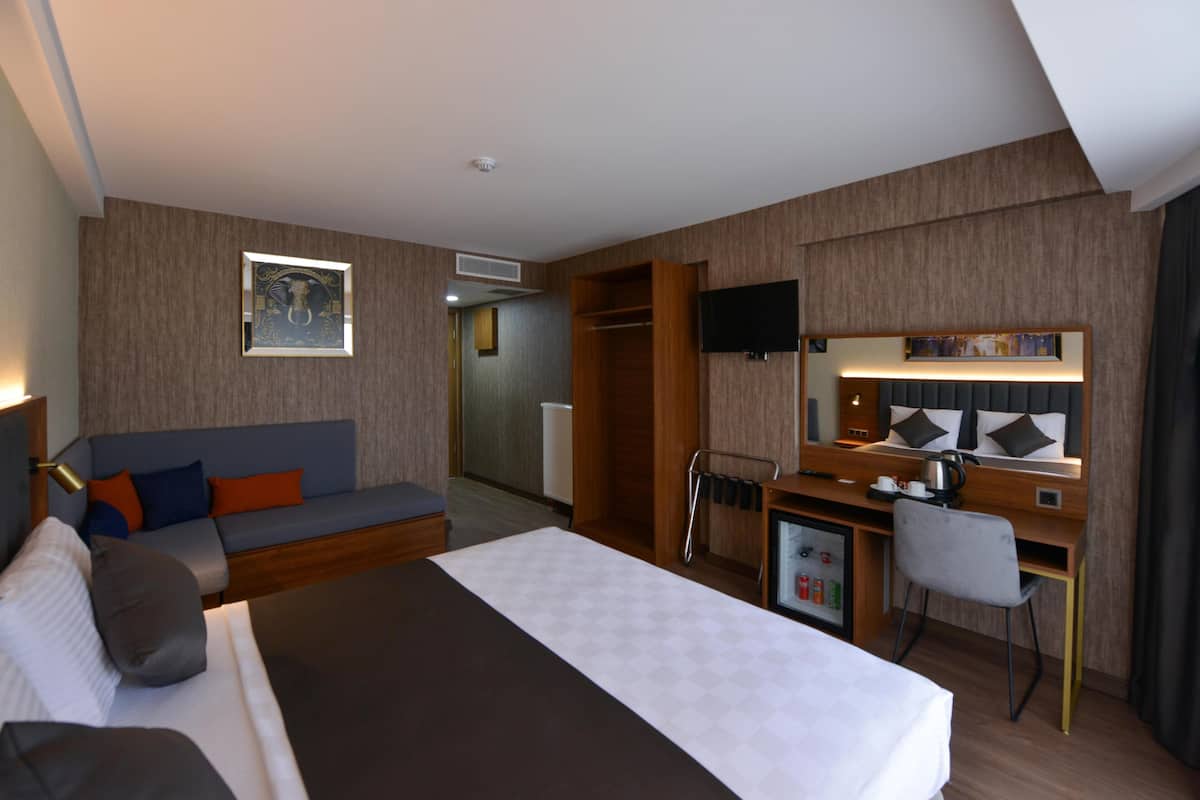 Panoramic Double Room | 1 habitación, ropa de cama de alta calidad y edredón