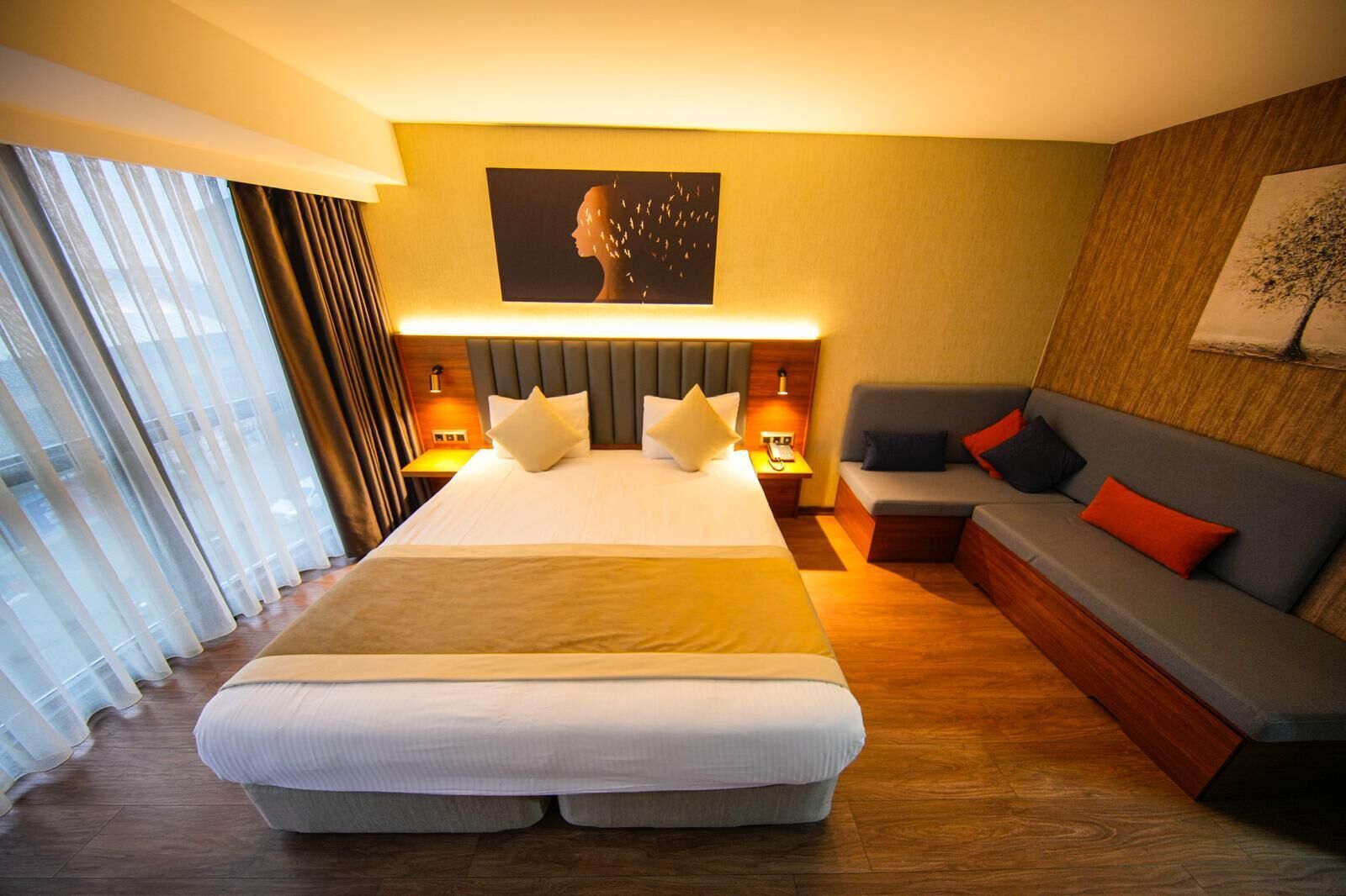 Panoramic Double Room | Sengetøy av topp kvalitet, dundyner og minibarvarer (inkludert)