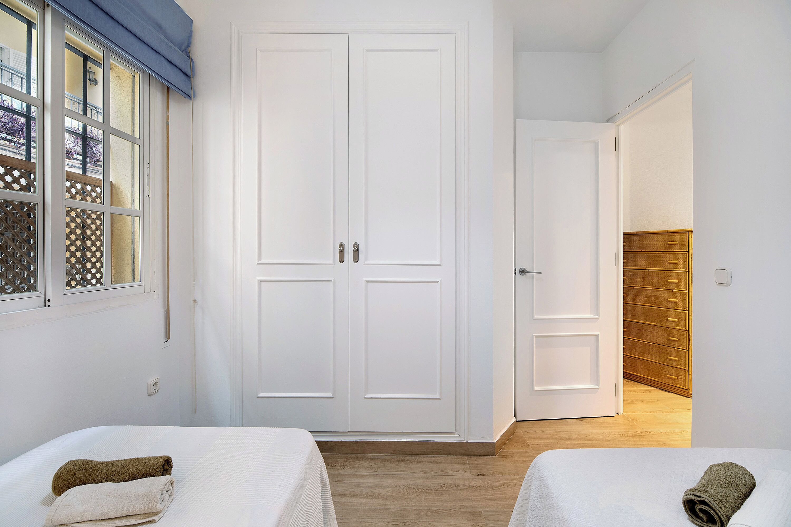 2 slaapkamers, beddengoed