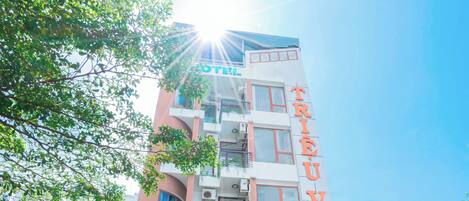 Overnatningsstedets facade