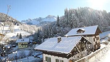 Vue depuis lâhĂ©bergement