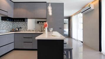 独特公寓式客房 | 私人厨房 | 电热水壶