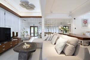 Three-Bedroom Pool Villa | Living area