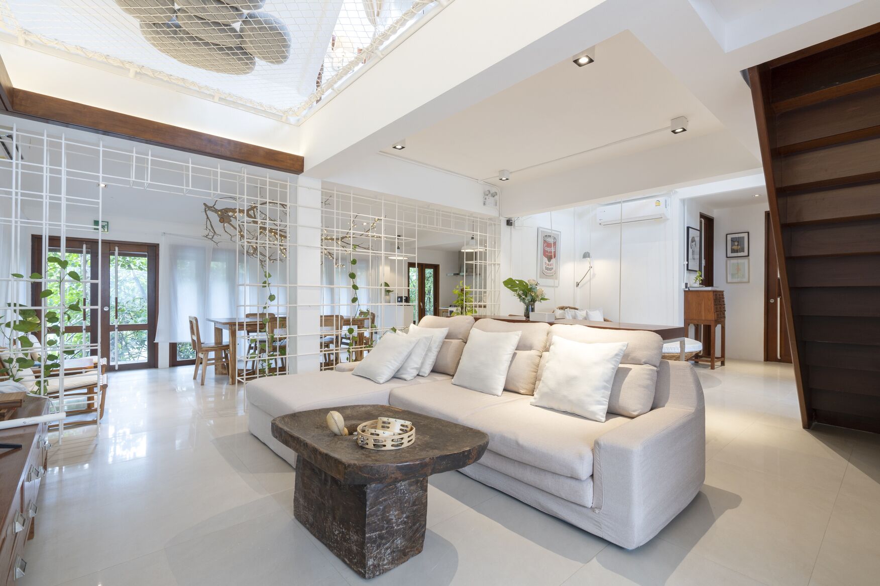 Three-Bedroom Pool Villa | Living area