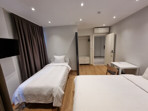 Standaard Twin kamer | 1 slaapkamer, hypoallergeen beddengoed, een bureau, een laptopwerkplek
