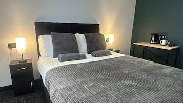 Desk, soundproofing, bed sheets