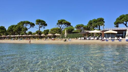 Private villa w/ large pool, walking distance from beach, near Athens