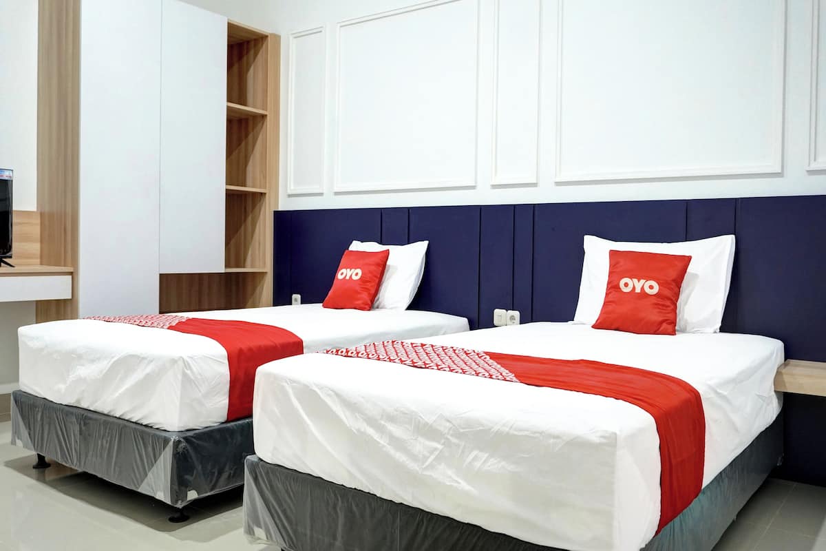 Classic Twin Room | Ruang kerja komputer riba, Wi-fi percuma, cadar katil