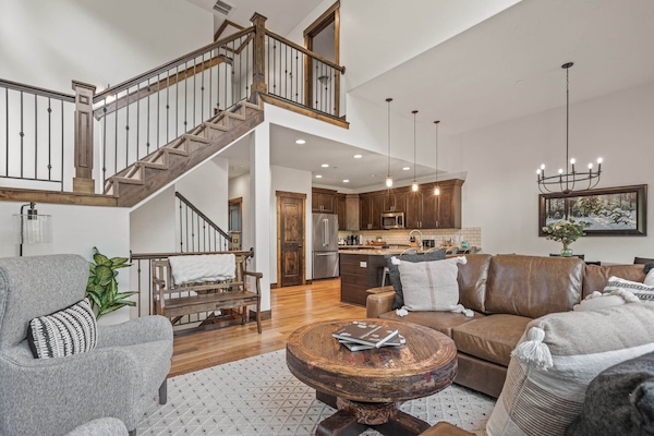 Smart-tv en een open haard