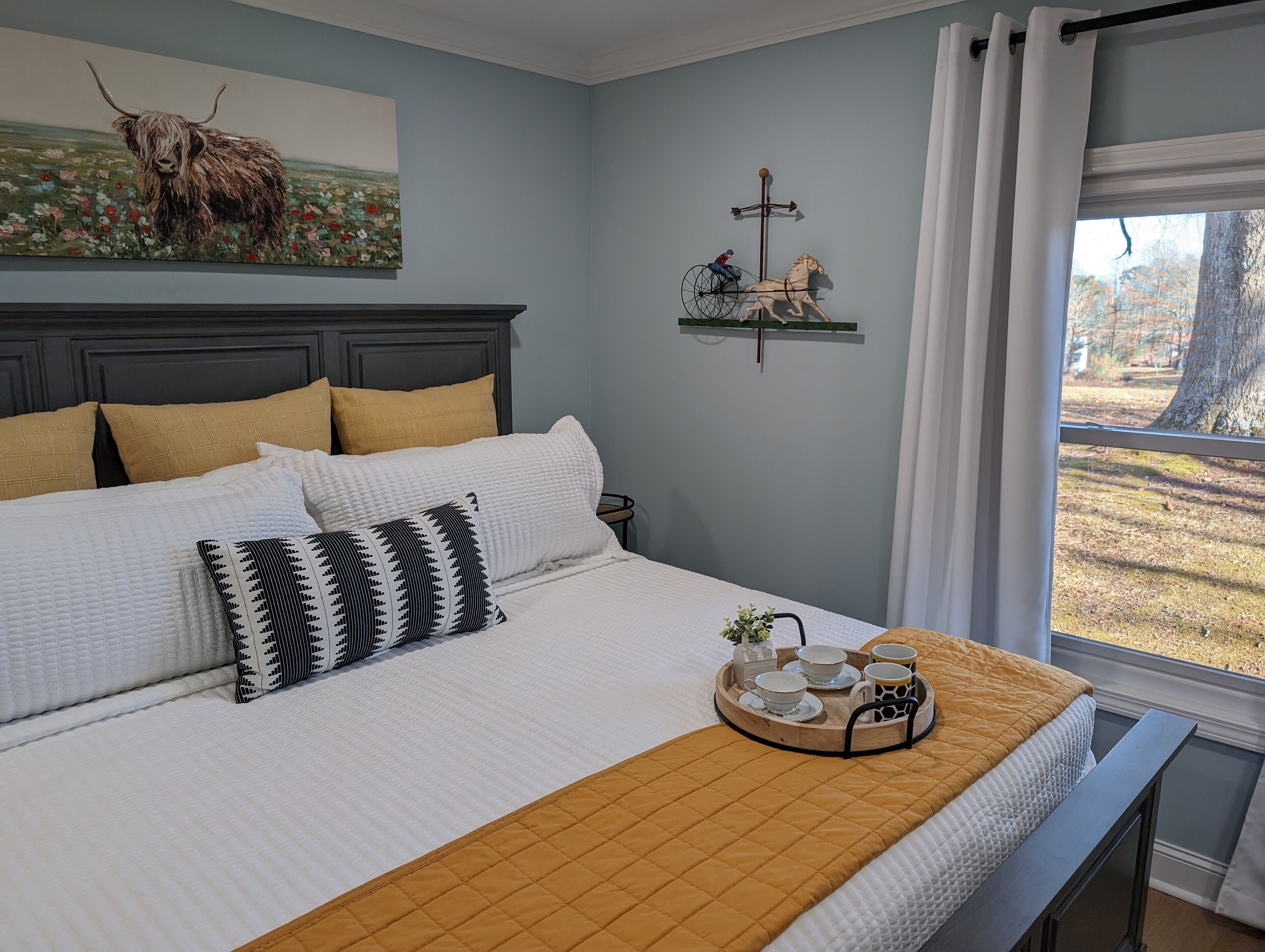 5BR Hood Oaks Farm~✓Swim/Fish+King Bed+Sunrm+FirePt/nr Mtns+Lakes+I-85 & 26+TIEC