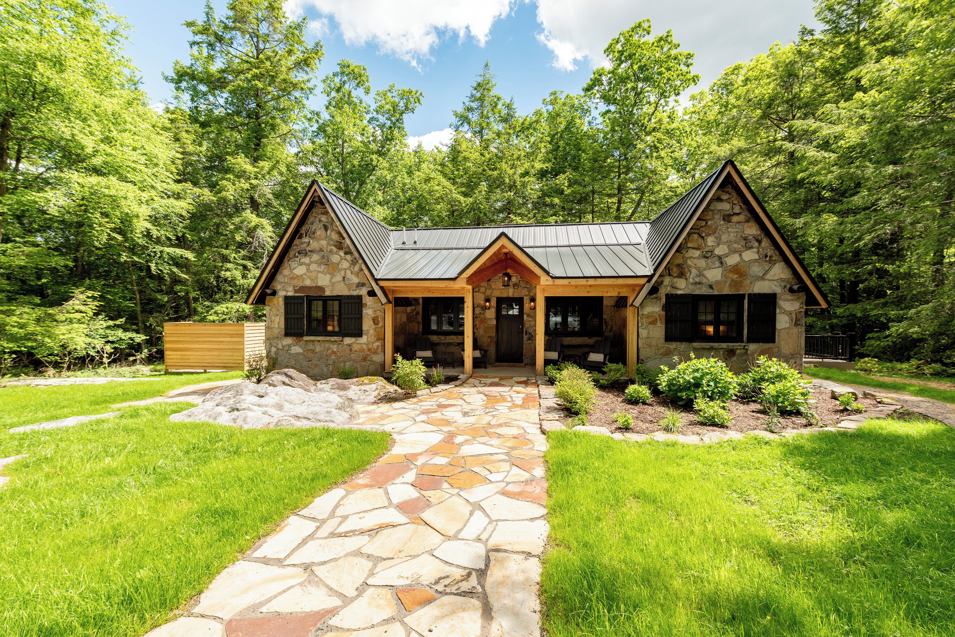New! Stone Run Cottage: Lakefront, Hot Tub, Gas Fireplace, Dock!