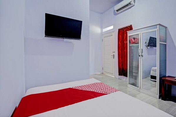 Standaard tweepersoonskamer | Een laptopwerkplek, gratis wifi, beddengoed