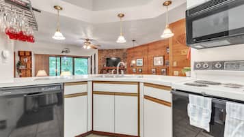Condo, 2 Bedrooms | Private kitchen | Fridge, coffee/tea maker, toaster