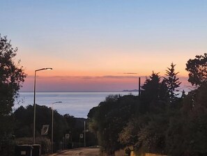 Utsikt mot havet/stranden