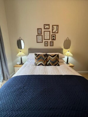 3 bedrooms, iron/ironing board, travel cot, WiFi