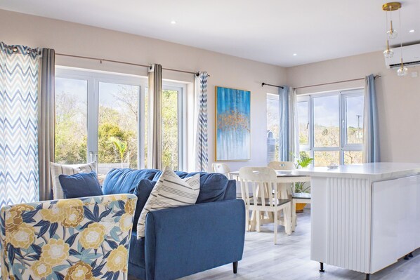 Living area - The island Experience 2 bedroom apartment  (Castries)