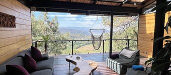 Mi Refugio Nordico, Cabaña en lo Alto de una Colina con Vista al Lago