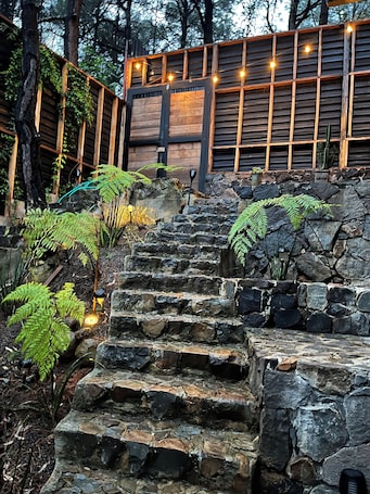Property grounds. Mi Refugio Nordico Pequena Cabana