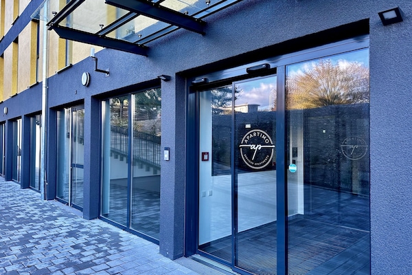 Fassade der Unterkunft