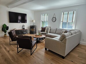 TV connectée, cheminée