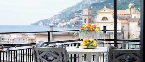 Deluxe kamer, 1 twee- of 2 eenpersoonsbedden | Terras