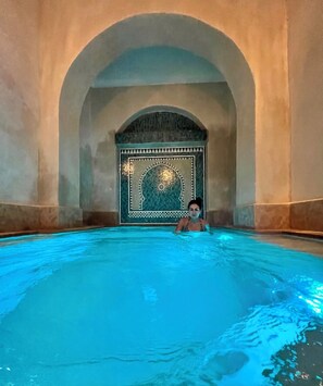 Una piscina climatizada