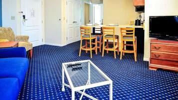 TV, video games, DVD player, table football